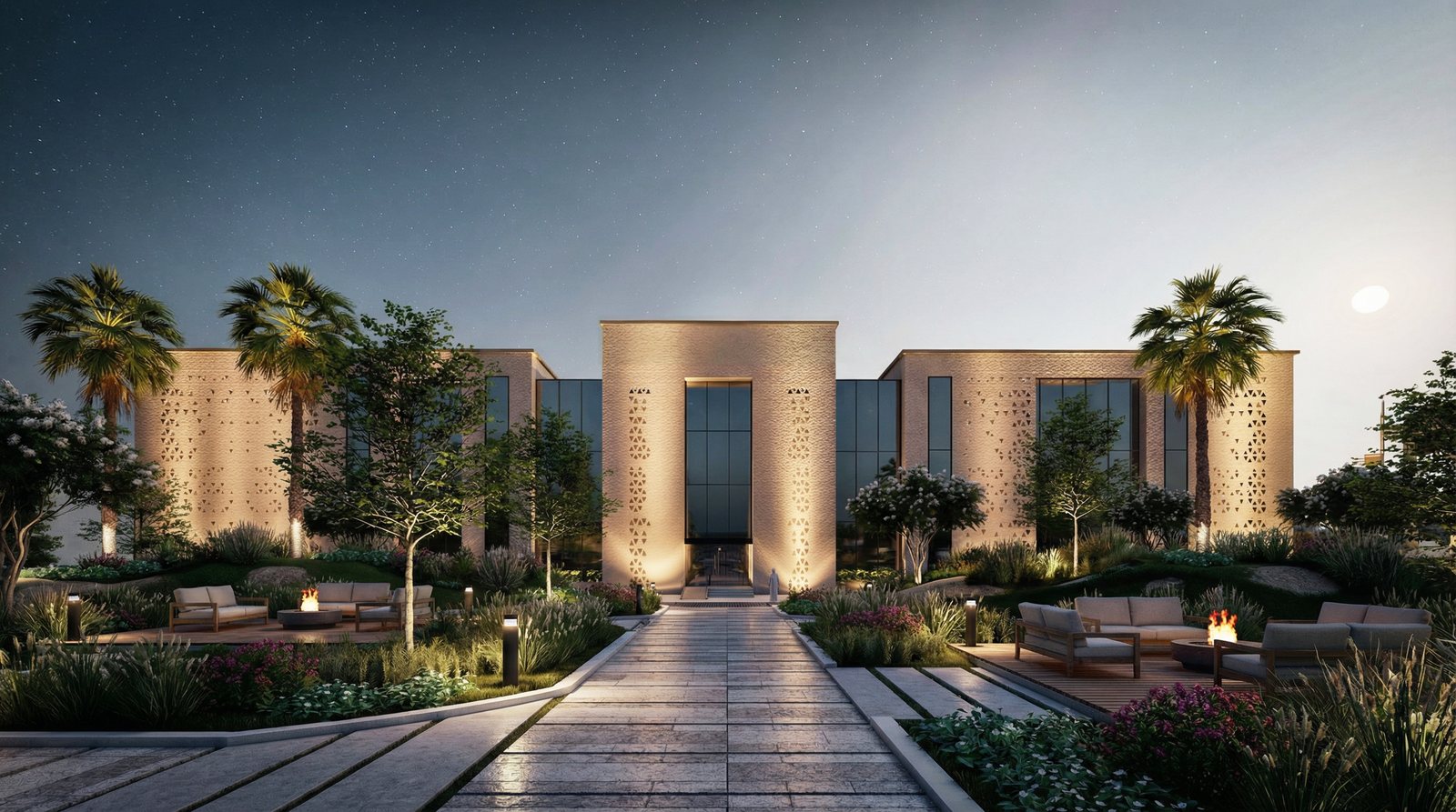 Najdi-Inspired Building